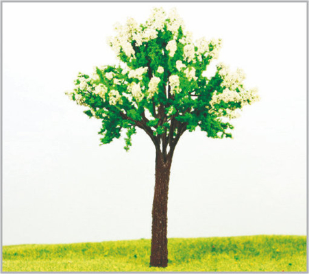 Chine arbres modèles miniatures faits sur commande blancs de 16cm dans fabriqué à la main fournisseur
