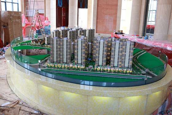 Chine Plastique d'ABS/fabricant modèle architectural paysage acrylique pour la vente de Real Estate fournisseur