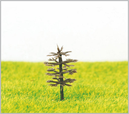 Chine B35 Échelle O Train Layout Miniature modèle route arbres tiges en plastique 3,5 cm fournisseur