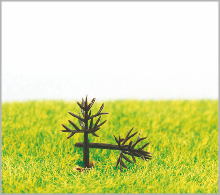 Chine D24 n échelle Train Layout Miniature modèle arbres route des tiges en plastique vert 2,4 cm fournisseur