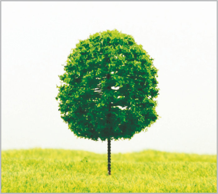 Chine SE03 Paysage de chemin de fer Miniature modèle arbres Avenue vert paysage arbre 5 cm 7 cm/4 cm fournisseur