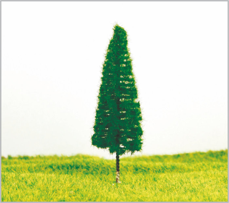 Chine SA01 N Gauge Train Layout Miniature modèle arbres Roadside paysage vert pin 8 cm 9 cm fournisseur