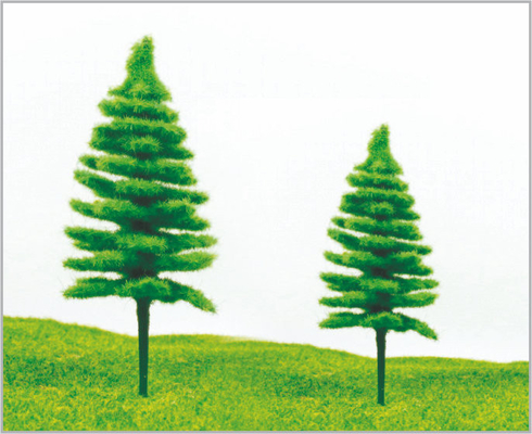 Chine S50A / S50B Railroad paysage Miniature modèle arbres vert Avenue Noël pin 9 cm 11 cm fournisseur
