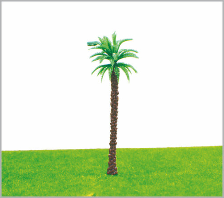 Chine M004 OEM HO Train Layout Miniature modèle arbres jaune vert Avenue Coconut Tree 9 cm fournisseur
