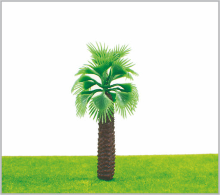 Chine M010 HO Train Layout Miniature modèle arbres vert rue palmiers arbres 8 cm fournisseur