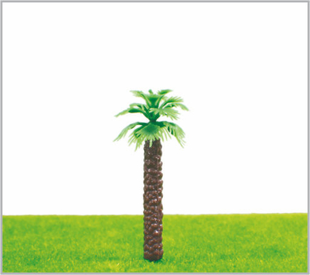 Chine HO palmiers verts de rue d'arbres modèles miniatures de disposition du train M012 5cm fournisseur