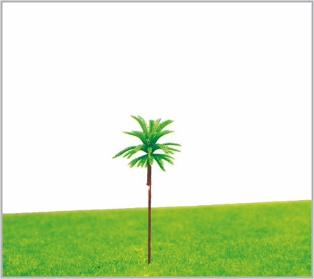 Chine M007OEM HO Train Layout Miniature modèle arbres jaune vert Avenue Coconut Tree 5 cm fournisseur