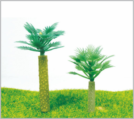 Chine HA50 / HA35 HO Train Layout Miniature modèle arbres rue Green Coconut Tree 3,5 cm 5 cm fournisseur