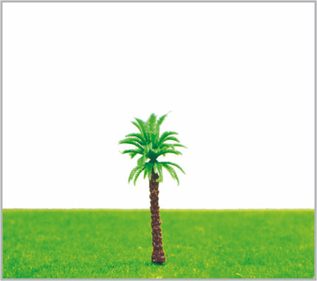 Chine M006 HO Train Layout Miniature modèle arbres vert rue Coconut Tree 5,5 cm fournisseur