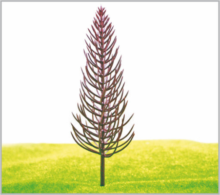 Chine B16060 OEM Miniature modèle arbres tronc de pyramide de plastique vert jaune 16 cm fournisseur