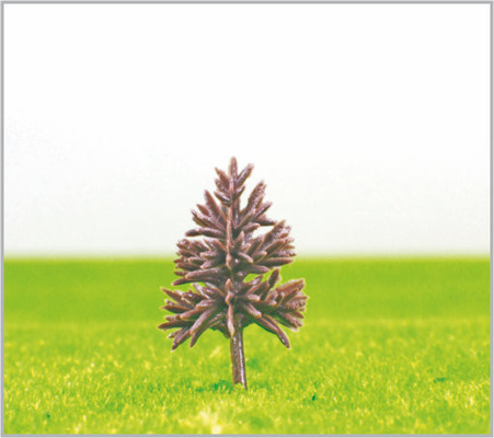 Chine B4815 OEM Miniature modèle arbres tronc de pyramide de plastique vert jaune 4,8 cm fournisseur