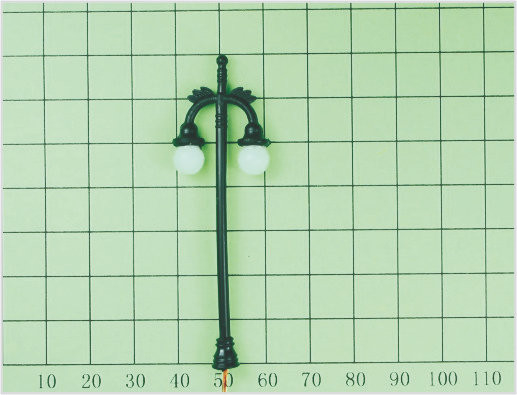 Chine T8 OEM deux têtes lumineux rue modèle lampadaire 7 cm pour la mise en Train fournisseur