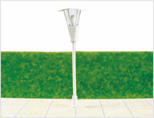 Chine T23 6V Billboard rue plastique Miniature échelle modèle lampadaire pour Train Layout 6,5 cm fournisseur