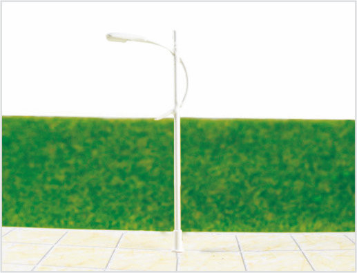 Chine T26 Custom 6V Billboard rue plastique échelle modèle lampadaire HO ferroviaire Layouts 7,5 cm fournisseur