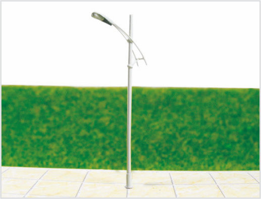 Chine T29 Custom 6V Street Single à la tête de lumières en plastique modèle lampadaire pour Railroad Layouts 8,5 cm fournisseur