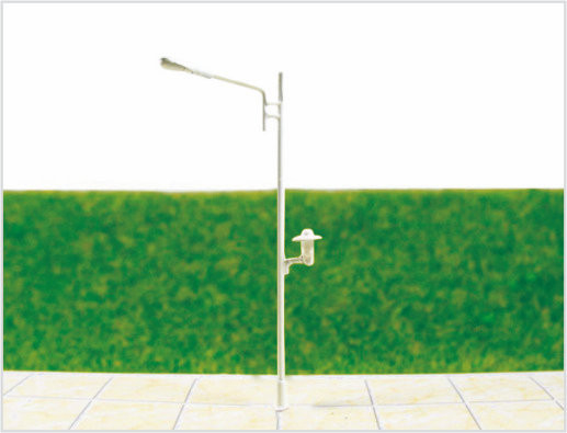 Chine T30 6V 8,5 cm lumineux lumière lampadaire de rue Miniature modèle pour la mise en Train fournisseur