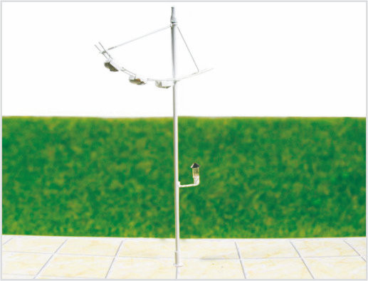 Chine Lampadaire modèle OEM 6V lumineux rue 6.5 cm pour la mise en Train fournisseur