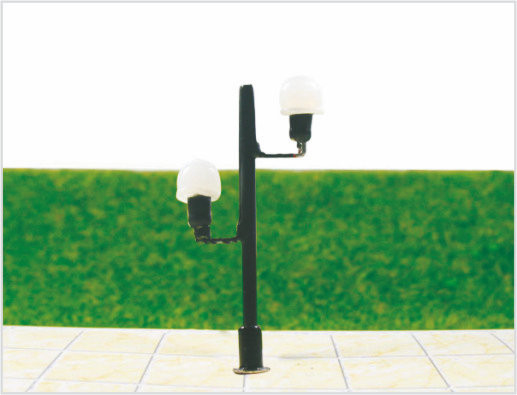 Chine T42 Échelle de jauge O Train Layout Design rue de lumière Miniature modèle lampe postes 5 cm fournisseur