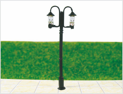 Chine T43 6V Train échelle o lampe modèle Miniature de Station Layouts Design rue postes 5,5 cm fournisseur