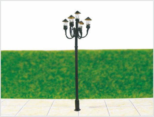 Chine T52 6V Billboard rue plastique Miniature échelle modèle lampadaire pour Train Layout 7 cm fournisseur