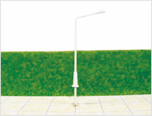Chine ML500 Custom 6V Street Single à la tête de lumières en plastique modèle lampadaire pour Railroad Layouts fournisseur