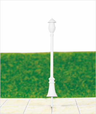 Chine Jardin de tête unique 6V ML300 Custom lights plastique modèle lampadaire pour les configurations de chemin de fer fournisseur