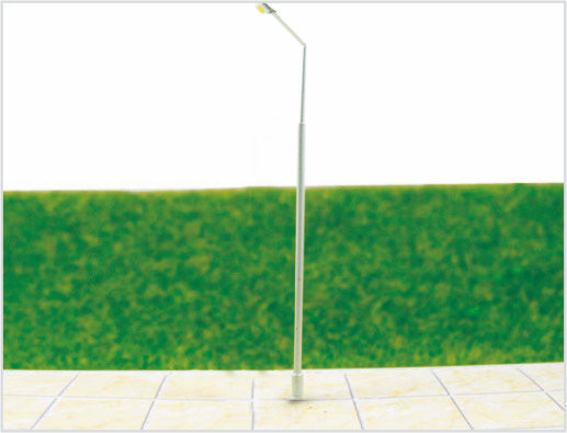 Chine T89 6V Billboard rue plastique Miniature échelle modèle lampadaire pour Train Layout 10,5 cm fournisseur