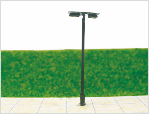 Chine T86 6V 6 cm lumineux lumière lampadaire de rue Miniature modèle pour la mise en Train fournisseur