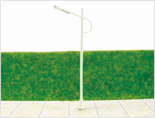 Chine T79 Custom 6V Billboard rue plastique échelle modèle lampadaire HO ferroviaire Layouts 8 cm fournisseur