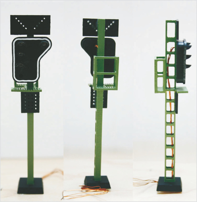 Chine T151 6V Billboard rue plastique Miniature échelle modèle lampadaire pour Train Layout fournisseur