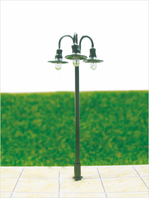 Chine T74 6V Billboard rue plastique Miniature échelle modèle lampadaire pour Train Layout 6,5 cm fournisseur
