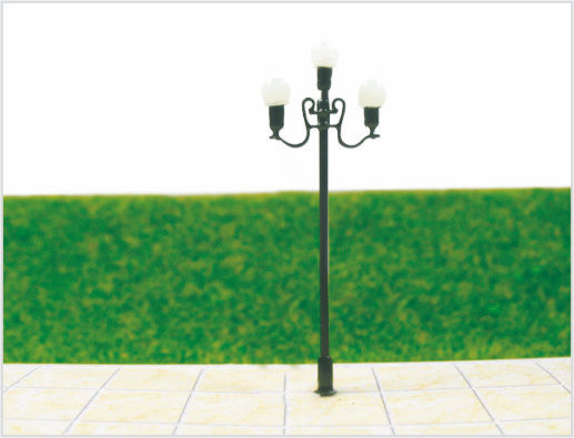 Chine T73 Custom 6V lumineux rue échelle modèle lampadaire 7 cm pour la mise en Train HO fournisseur