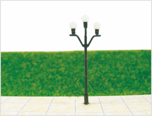Chine T72 Custom 6V Billboard rue plastique échelle modèle lampadaire HO ferroviaire Layouts 7 cm fournisseur
