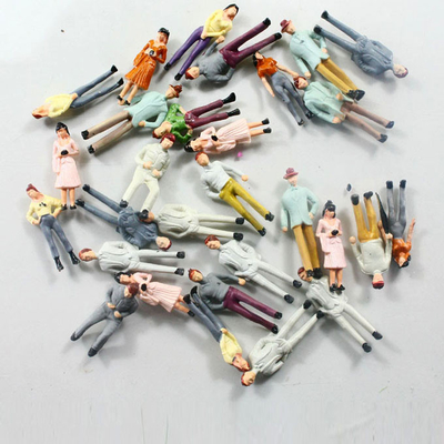 Chine Le schéma humain peint par personnes architecturales 2.5cm de modèle d'échelle de 1:75 fournisseur