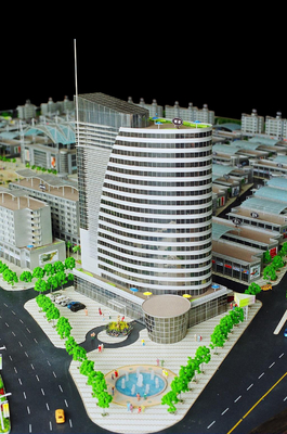 Le bâtiment miniature de fabricant modèle architectural miniature modèle le cuivre fournisseur
