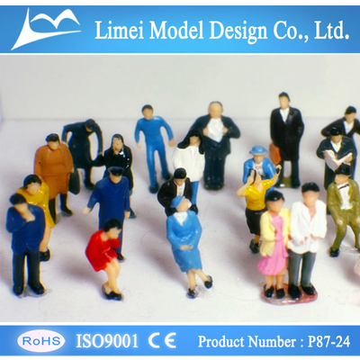 P87-24 1/87 HO gens de modèle à l'échelle architecturale peint des Figures 2.0 cm fournisseur