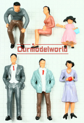 Personnes architecturales extérieures de modèle d'échelle 5.5cm DIY résidentiels fournisseur