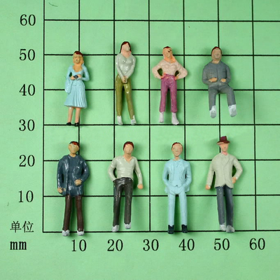 Figure en bois humaine en plastique carton intérieur de boîte du model 2.5CM fournisseur