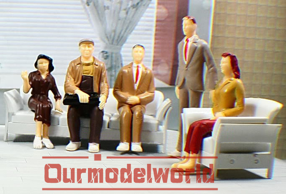le modèle femelle de peuples intérieurs miniatures de 7.0cm figure l'emballage fait sur commande d'ODM d'OEM fournisseur