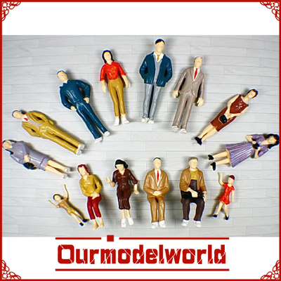 le modèle femelle de peuples intérieurs miniatures de 7.0cm figure l'emballage fait sur commande d'ODM d'OEM fournisseur