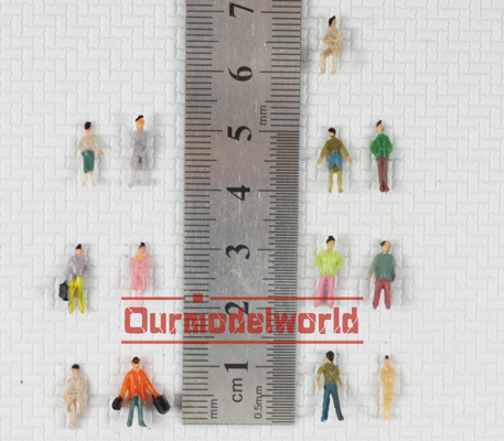Personnes architecturales de plastique P150 - 13c taille 1.3cm de modèle d'échelle d'ABS fournisseur