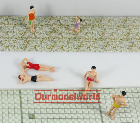 noir architectural de 1/75 personnes de modèle d'échelle pour des dispositions de Chambre d'échelle de DIY fournisseur