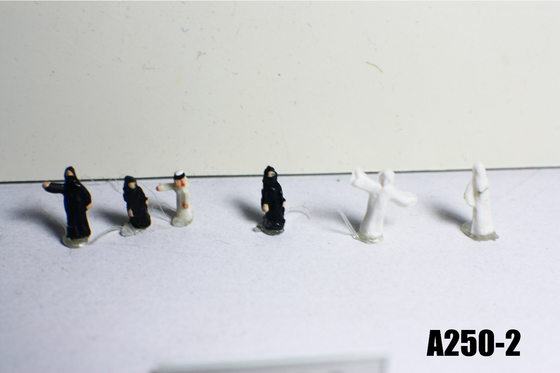 La position architecturale arabe de 1/200 personnes de modèle d'échelle/se reposant figure fournisseur