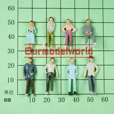 l'échelle architecturale d'échelle de 4.3cm de personnes architecturales de modèle figure le plastique d'ABS fournisseur