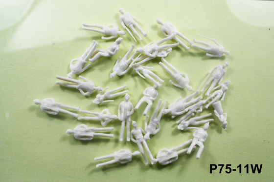 figure 1/75 humaine en plastique professionnel blanc modèle architectural de modèle fournisseur