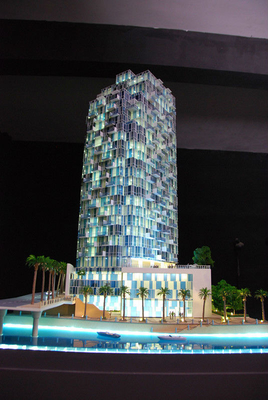 Modelshobbies architectural miniature forme des modèles, modèle commercial de disposition de bâtiment fournisseur