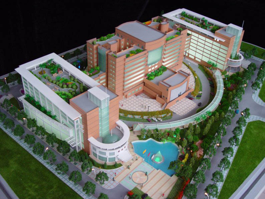 Portable modèle architectural qui respecte l'environnement de fabricant pour la planification de centre commercial fournisseur