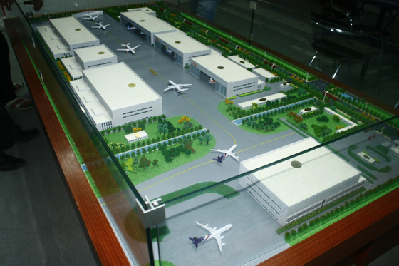Miniature modèle architecturale adaptée aux besoins du client du fabricant 3D pour la disposition d'aéroport fournisseur