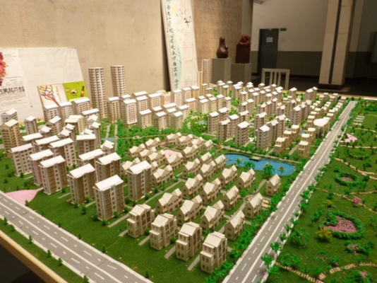 Fabricant modèle architectural miniature résidentiel, adapté aux besoins du client allumant le modèle d'échelle fournisseur