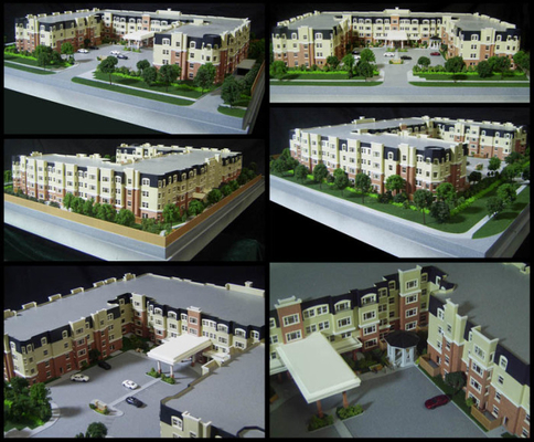 Fabricant modèle architectural miniature résidentiel, adapté aux besoins du client allumant le modèle d'échelle fournisseur